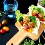 Falafel lettuce wrap