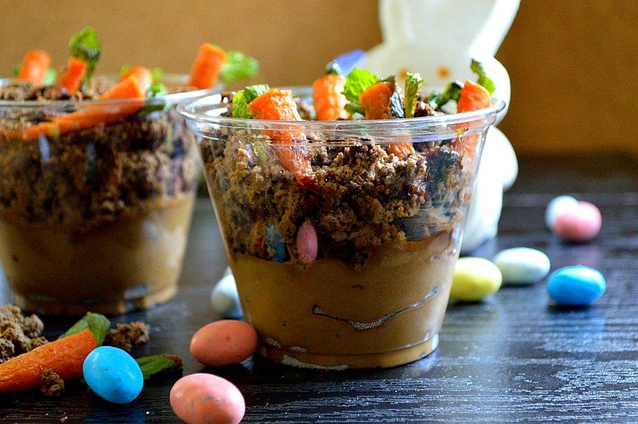 Dirt Dessert Quick Easter Dessert Healthy Vegan No Processed Food