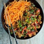 Vegan kung pao chicken