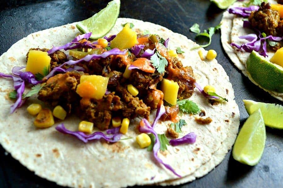 Jamaican Brushfire Taco