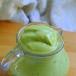 Creamy avocado dressing