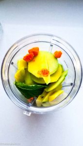 Mango turmeric cooler