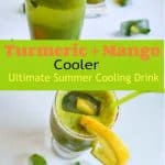 Mango turmeric cooler