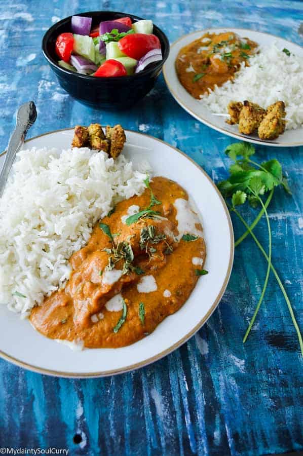 vegan seitan tikka masala