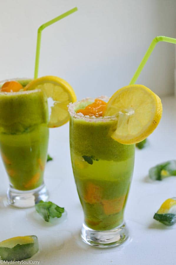 Mango turmeric cooler