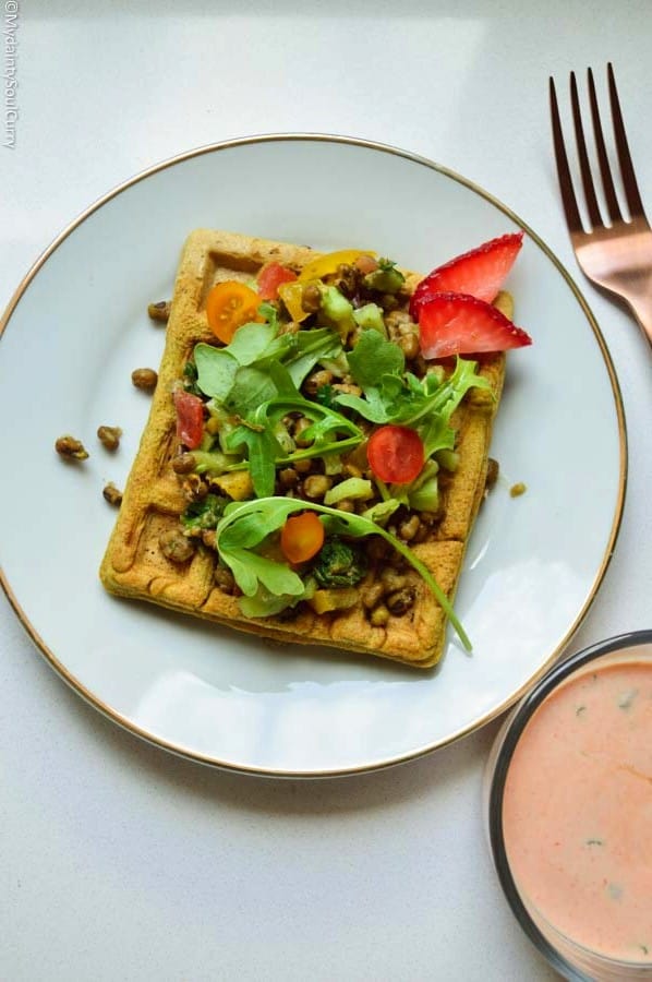 Savory Masala Waffle