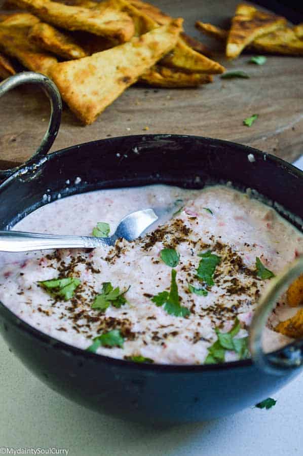 Radish raita