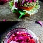 Spicy lentil veggie burger #vegan #healthy