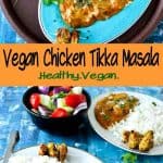 Vegan chicken tikka masala with seitan tikka #healthy #vegan