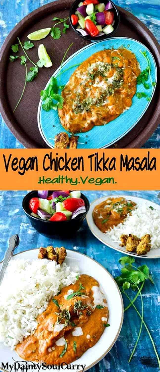 Vegan Seitan Tikka Masala Tandoori Spiced and Healthy