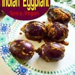 Spice stuffed baby eggplant Indian style #vegan #healthy