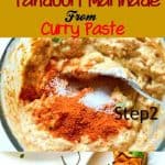 Tandoori marinade from curry paste #easy #grilledfood #vegan