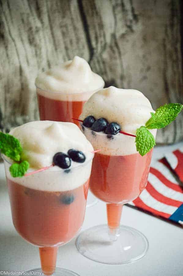 virgin strawberry margarita punch