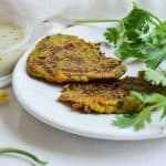 vegan pumpkin blossom fritters