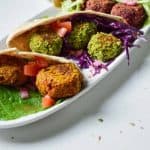 vegan rainbow falafel