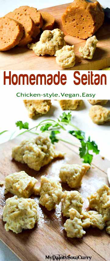 Easiest chicken style seitan #vegan #healthy