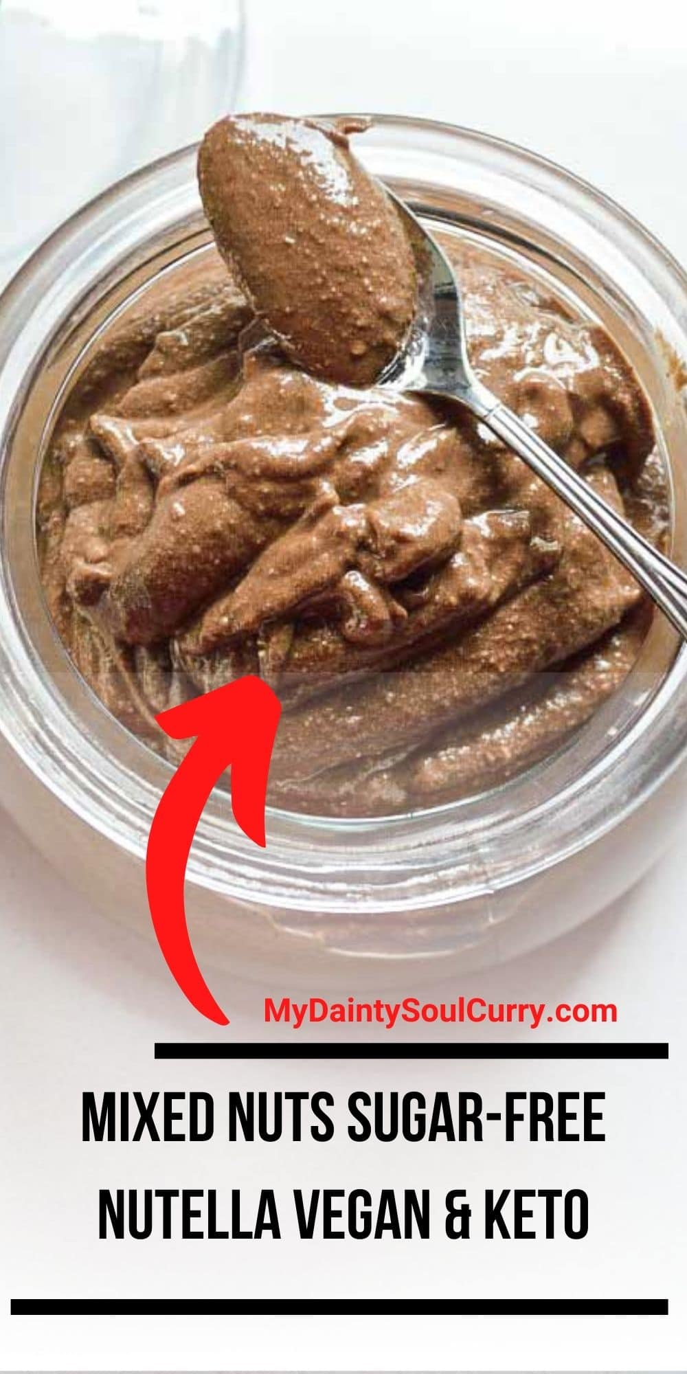 Mixed Nuts Sugarfree Nutella Vegan & Keto Recipe