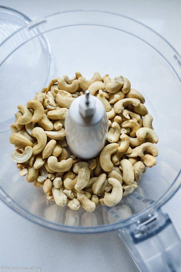 quick sugar free vegan cashew katli 