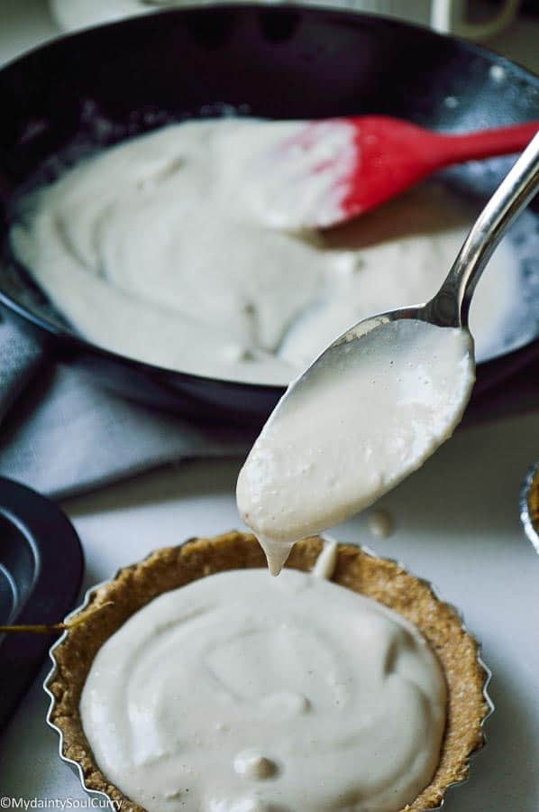 No Bake Vegan Fruit Tart with Aquafaba Cream