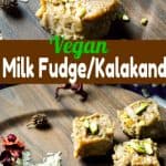 Vegan kalakand using homemade tofu # vegan # healthy #milkfudge