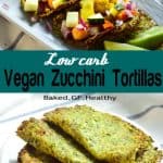vegan low-carb zucchini tortillas/rotis #healthy #vegan