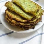 vegan low-carb zucchini tortillas/rotis