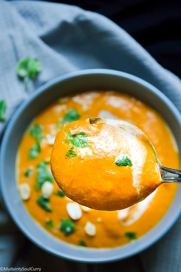 Creamy Vegan Fall Vegetable Curry Soup