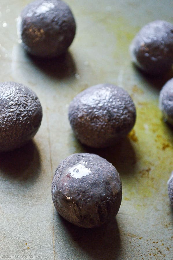 baked low-carb sugar-free kala jamun