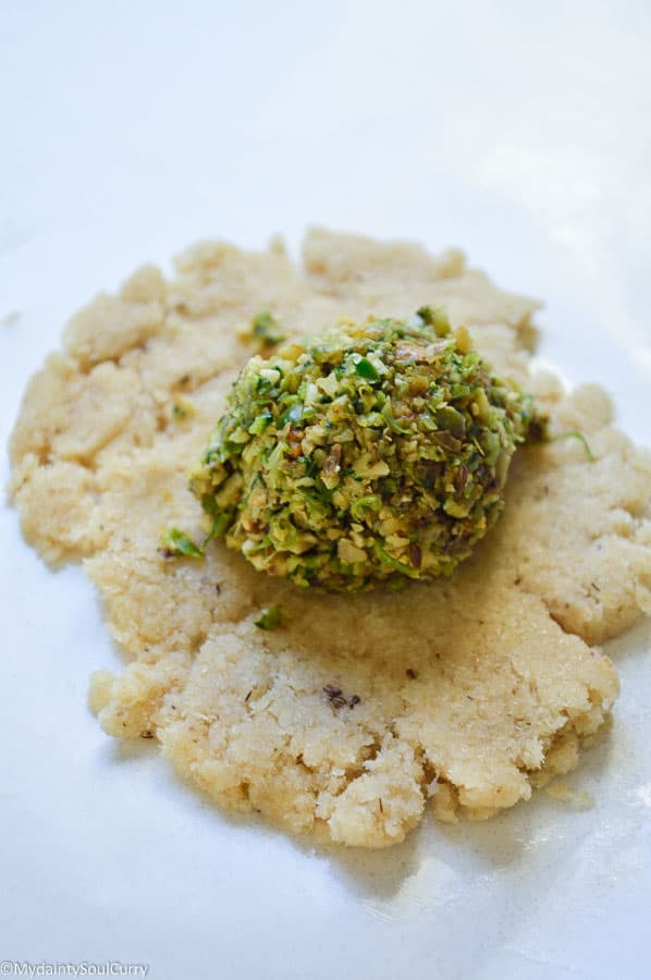 low-carb baked kachori