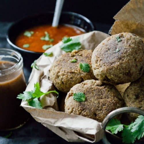 low-carb baked kachori