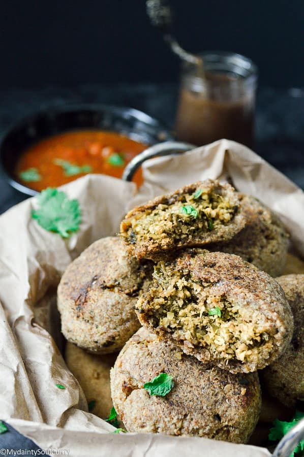 low-carb baked kachori