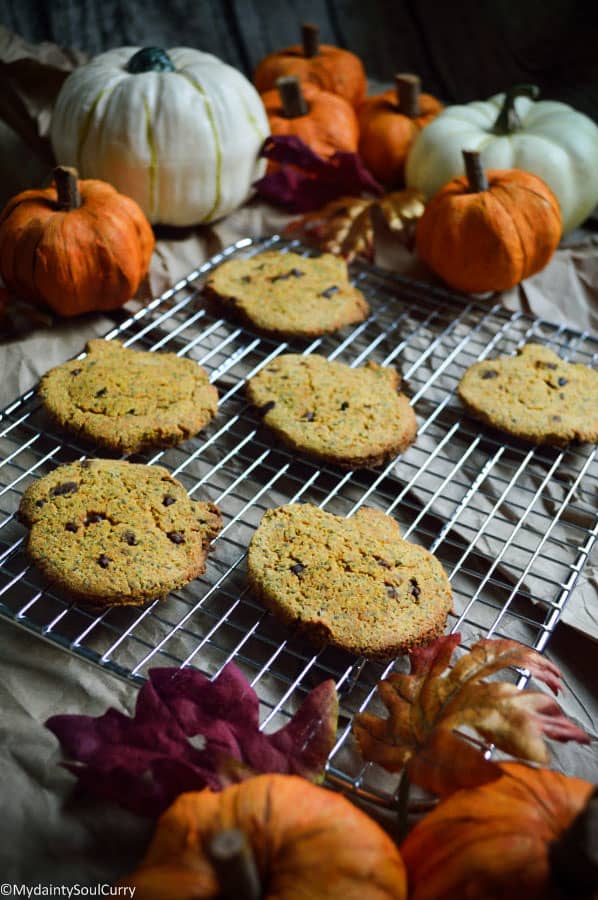 vegan Keto pumpkin cookies