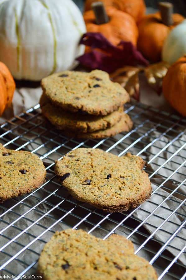 vegan Keto pumpkin cookies