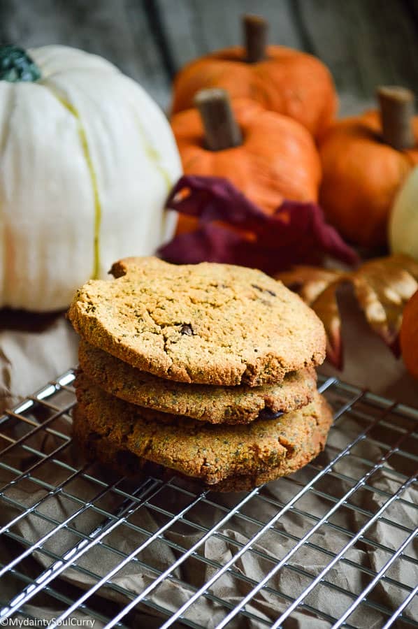 vegan Keto pumpkin cookies