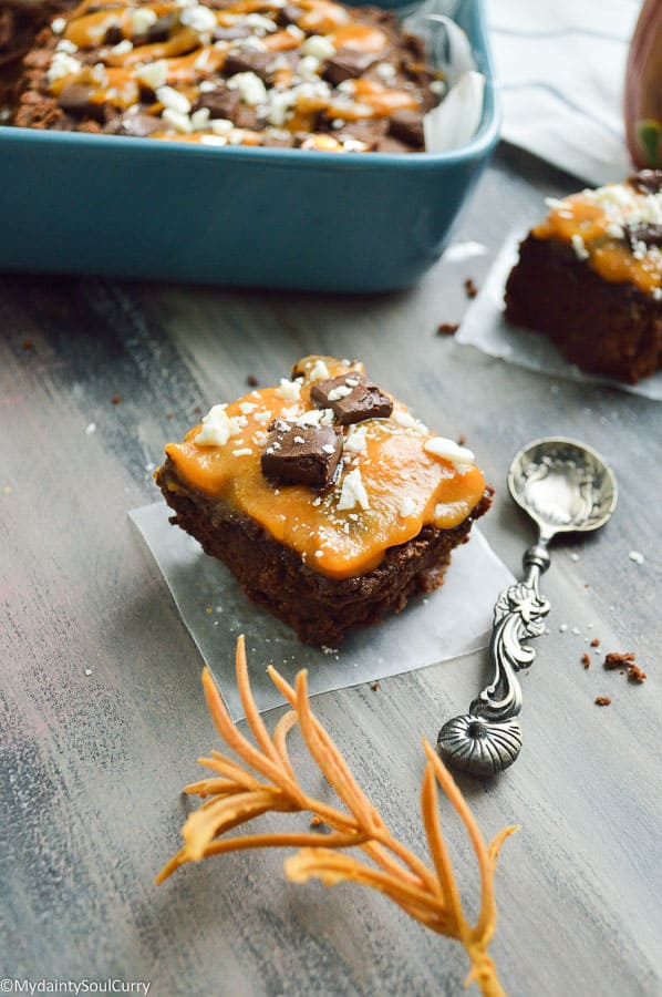 Low-carb Vegan Thanksgiving Pumpkin Brownie