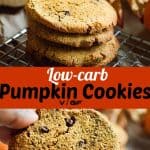 vegan keto pumpkin cookies