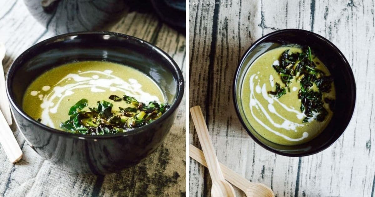 Keto Spinach Kadhi Soup Recipe My Dainty Soul Curry