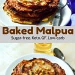 baked low-carb sugarfree malpua #keto #baked