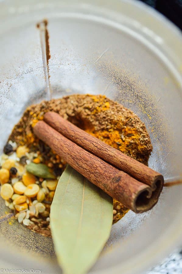 easy Indian curry masala powder