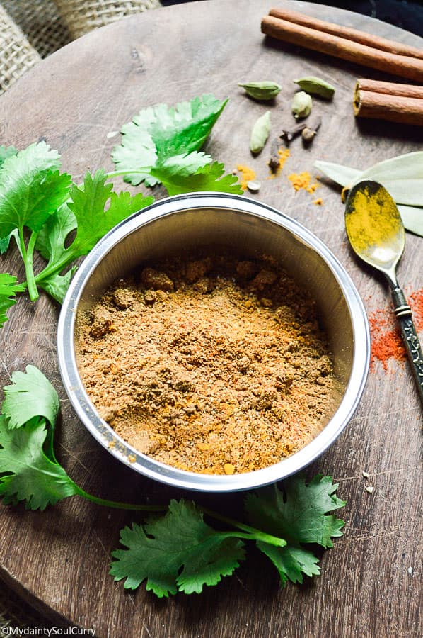 easy Indian curry masala powder