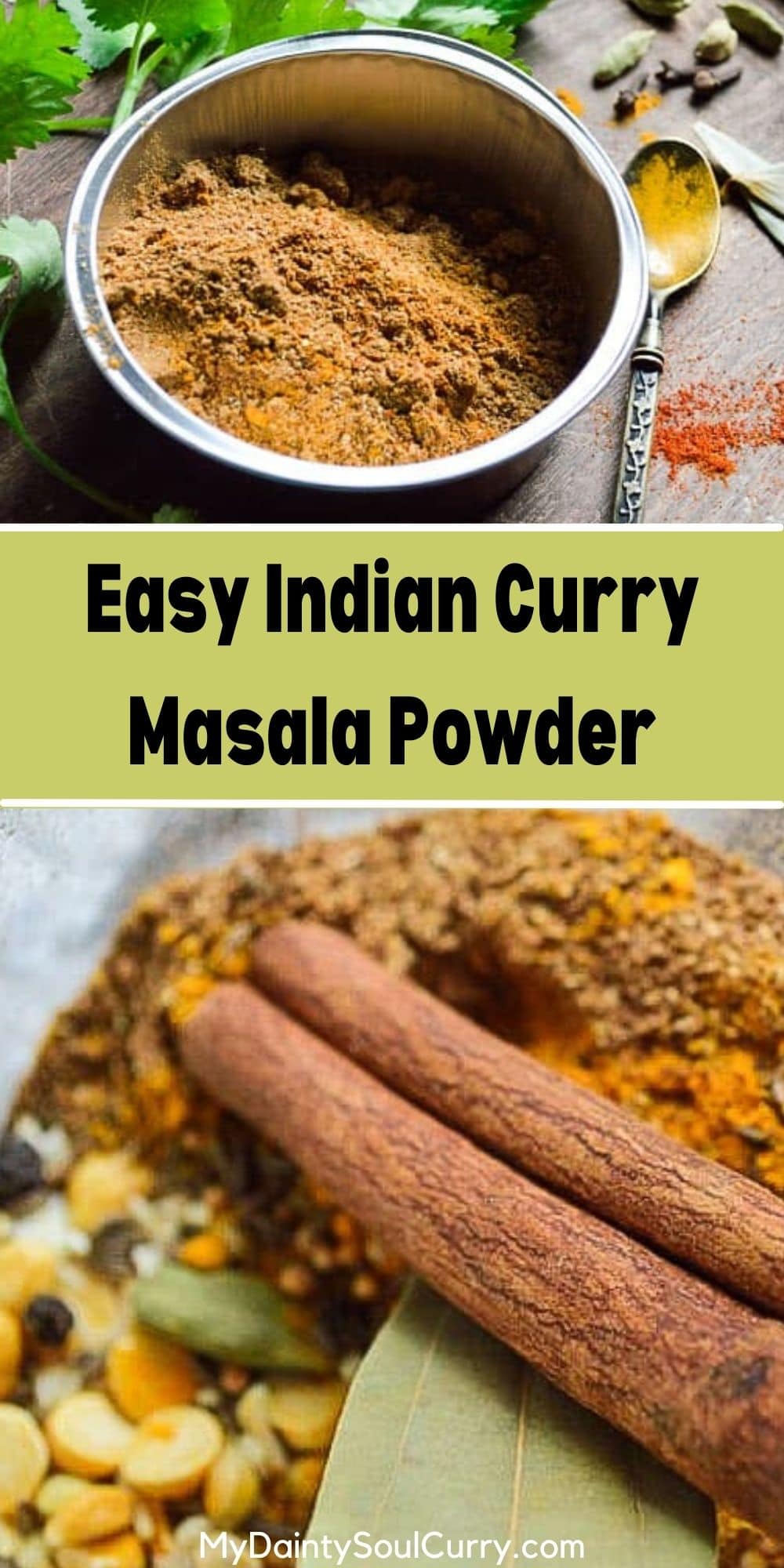 Easy Indian Curry Masala Powder My Dainty Soul Curry