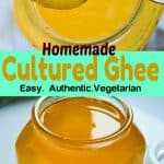 Easy probiotic kefir cultured ghee #keto #veg