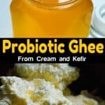 Easy probiotic kefir cultured ghee #keto #low-carb