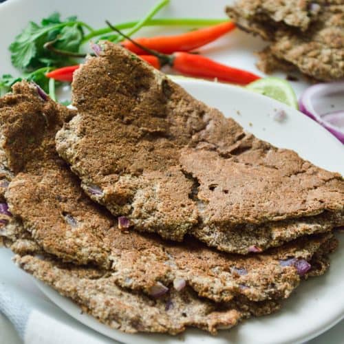 keto flax paratha