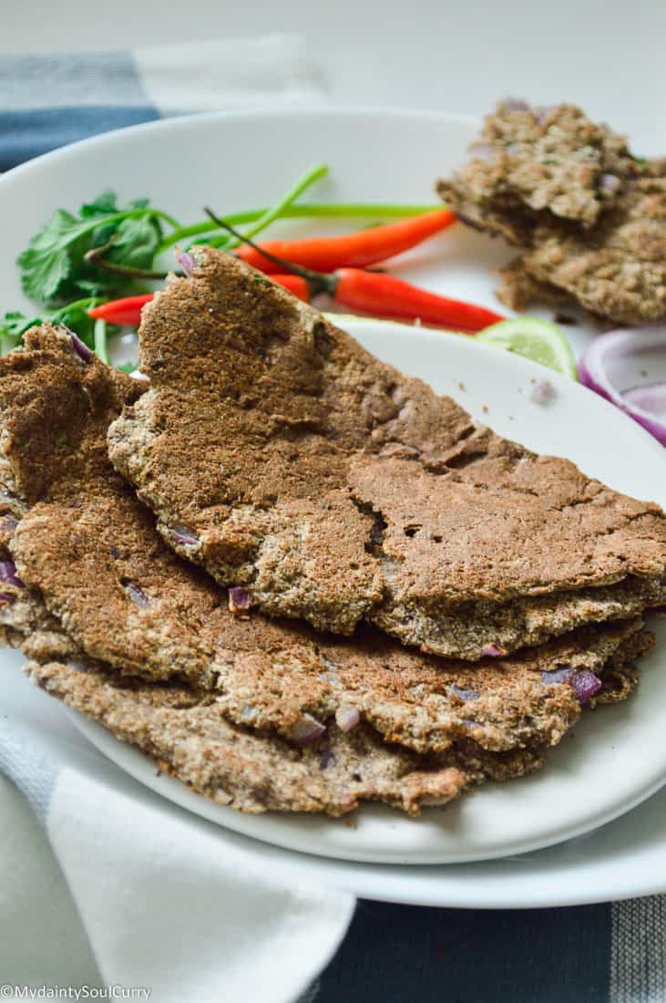 keto flax paratha