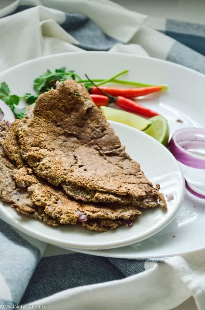 keto flax paratha