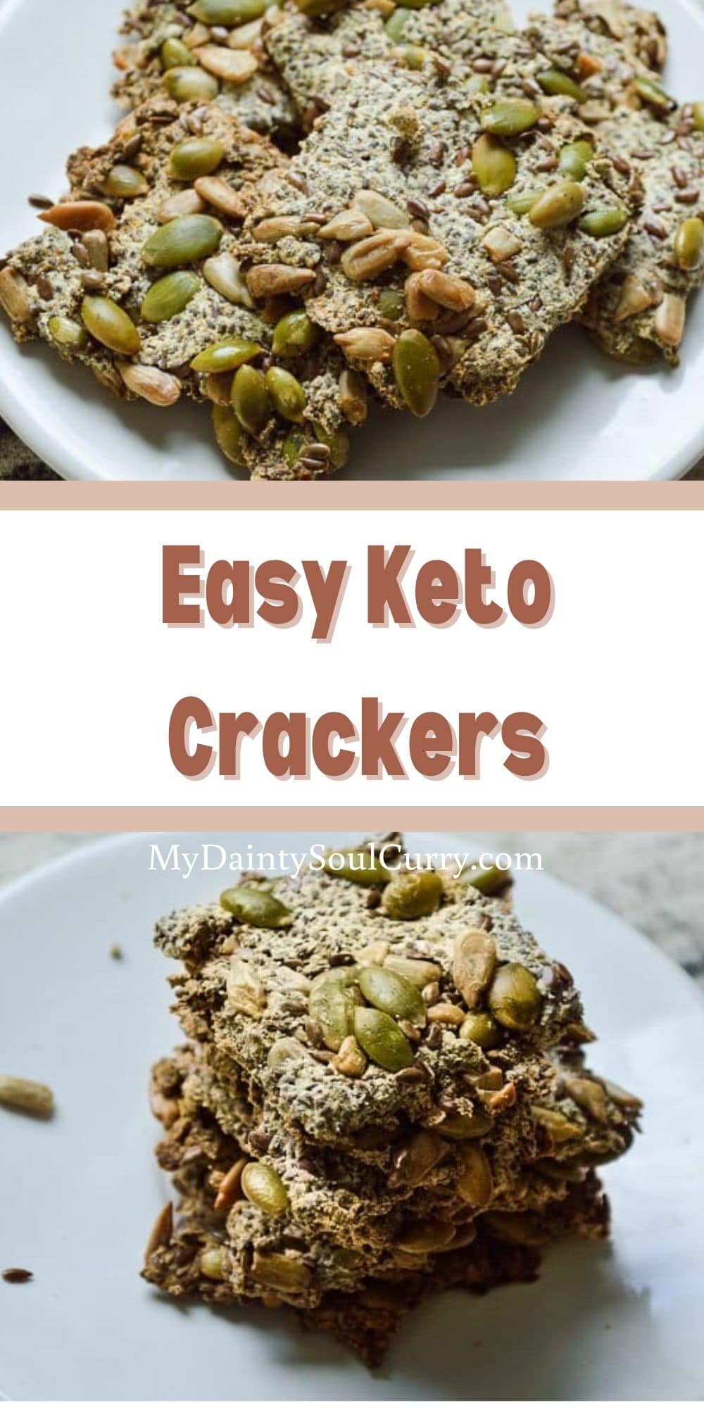 Easy Keto Crackers - My Dainty Soul Curry