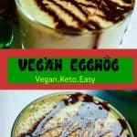 vegan keto eggnog #vegan #keto #easy