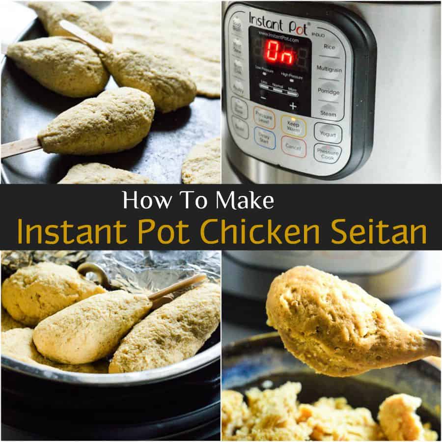 Easy way to make seitan in instant pot