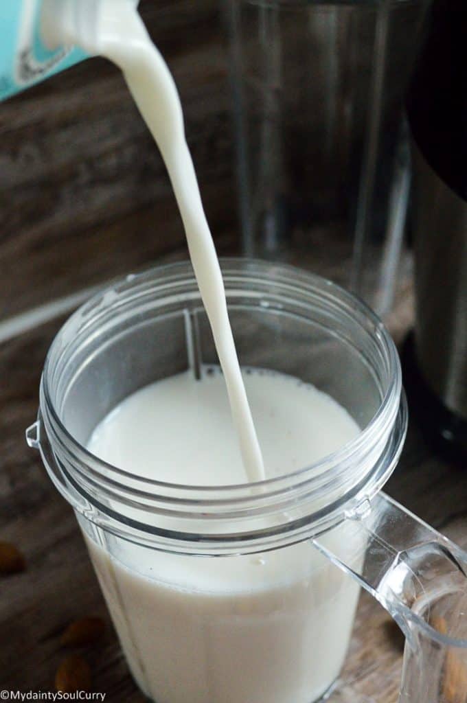 Vegan keto eggnog